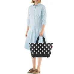 reisenthel shopping shoppingbasket / Einkaufskorb (dots white)