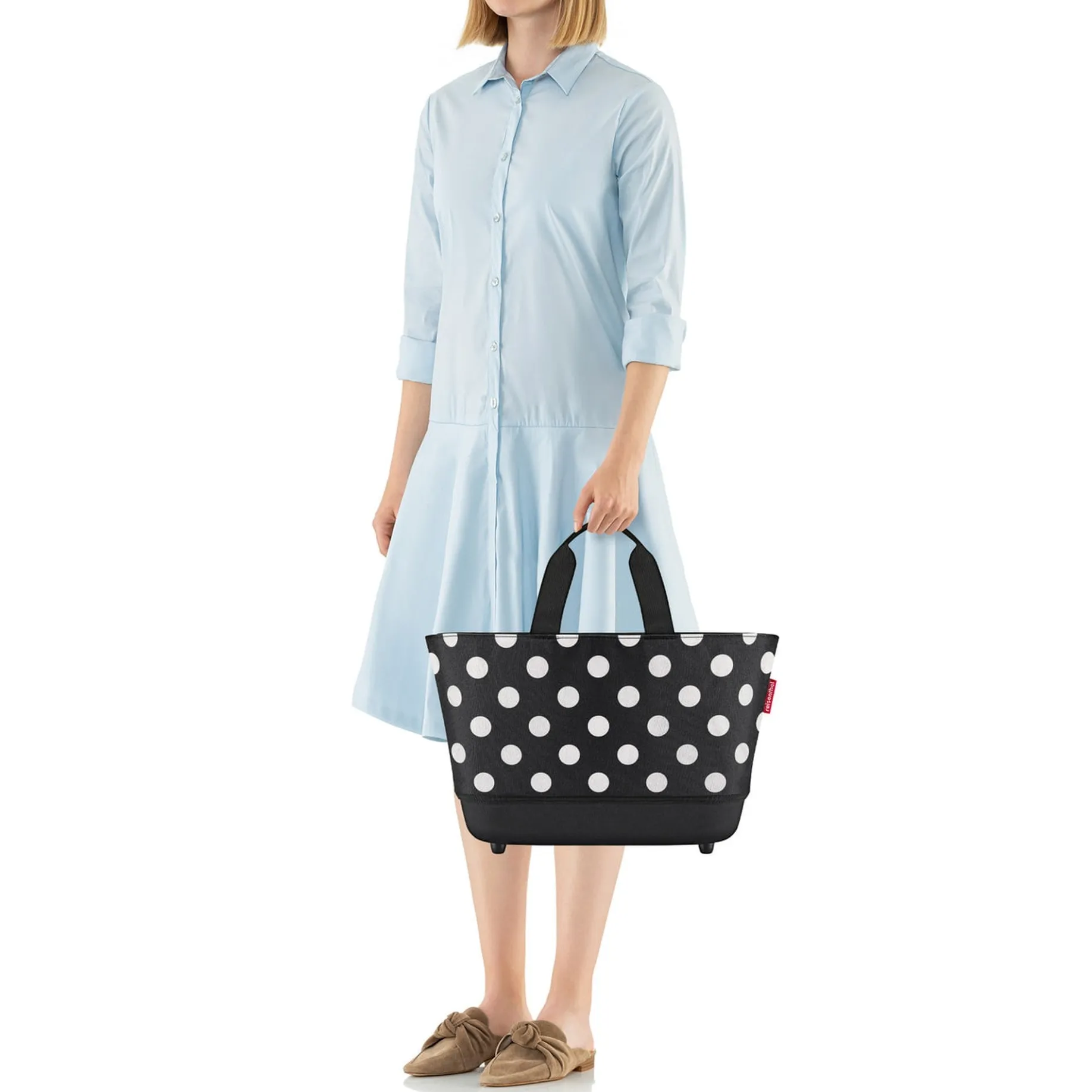 reisenthel shopping shoppingbasket / Einkaufskorb (dots white)