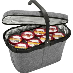 reisenthel thermo carrybag ISO - Einkaufskorb mit Kühlfunktion 29 cm (twist silver)