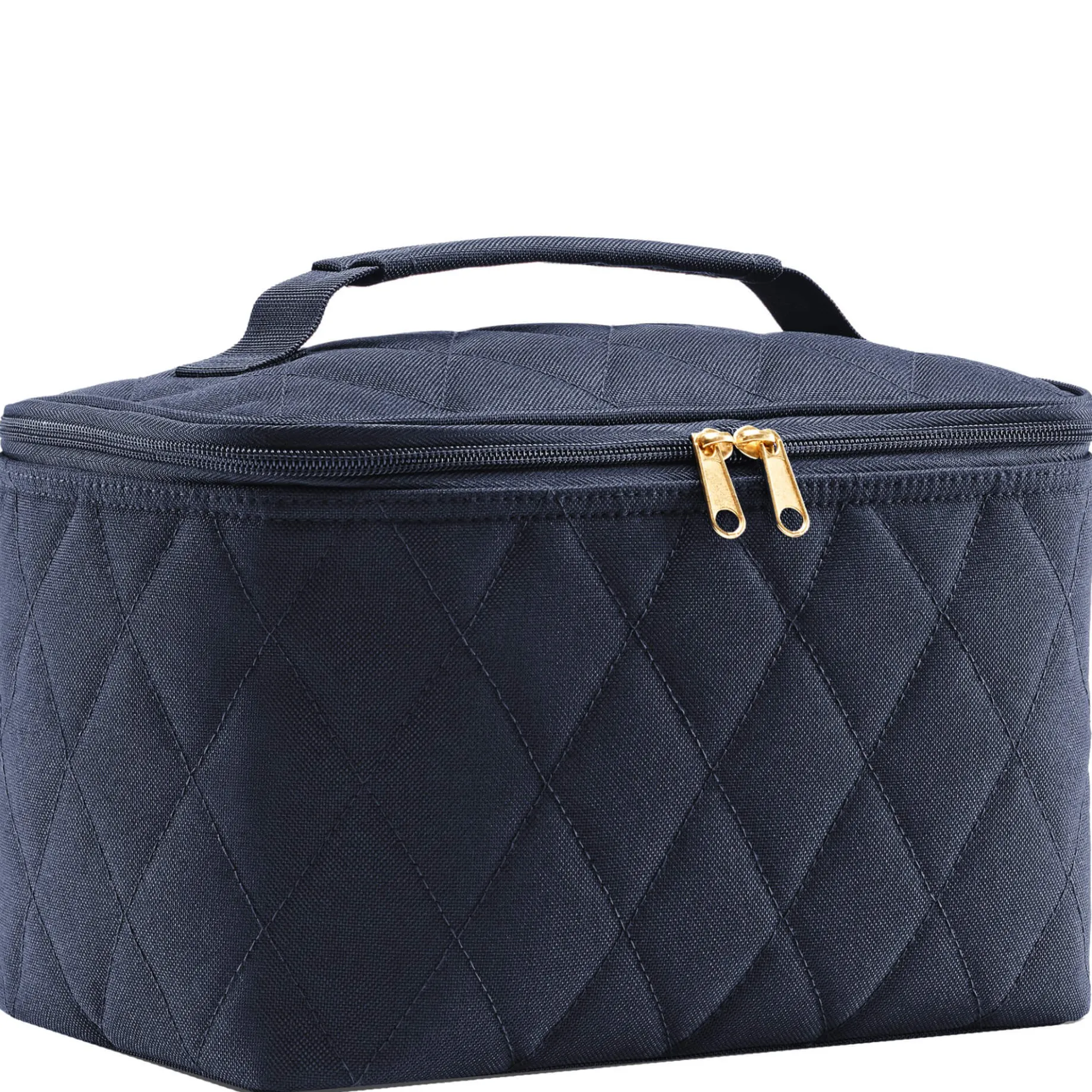 reisenthel travelling - Beautycase 28 cm (rhombus midnight gold)