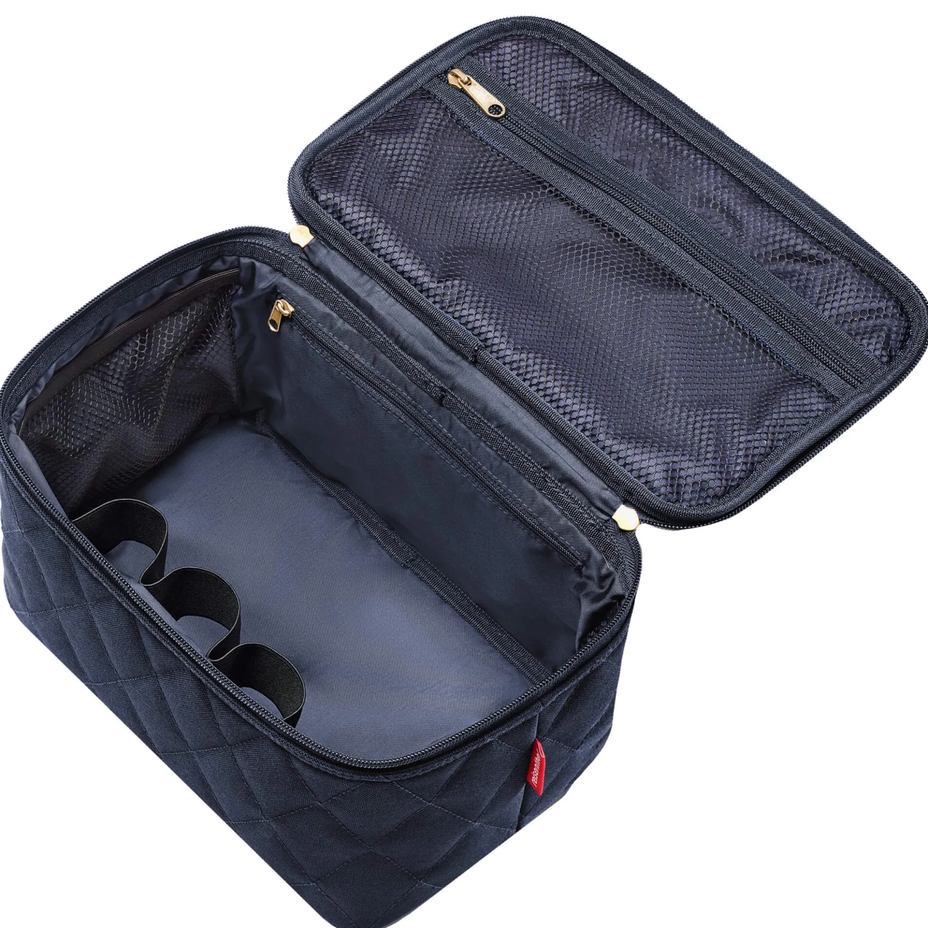 reisenthel travelling - Beautycase 28 cm (rhombus midnight gold)