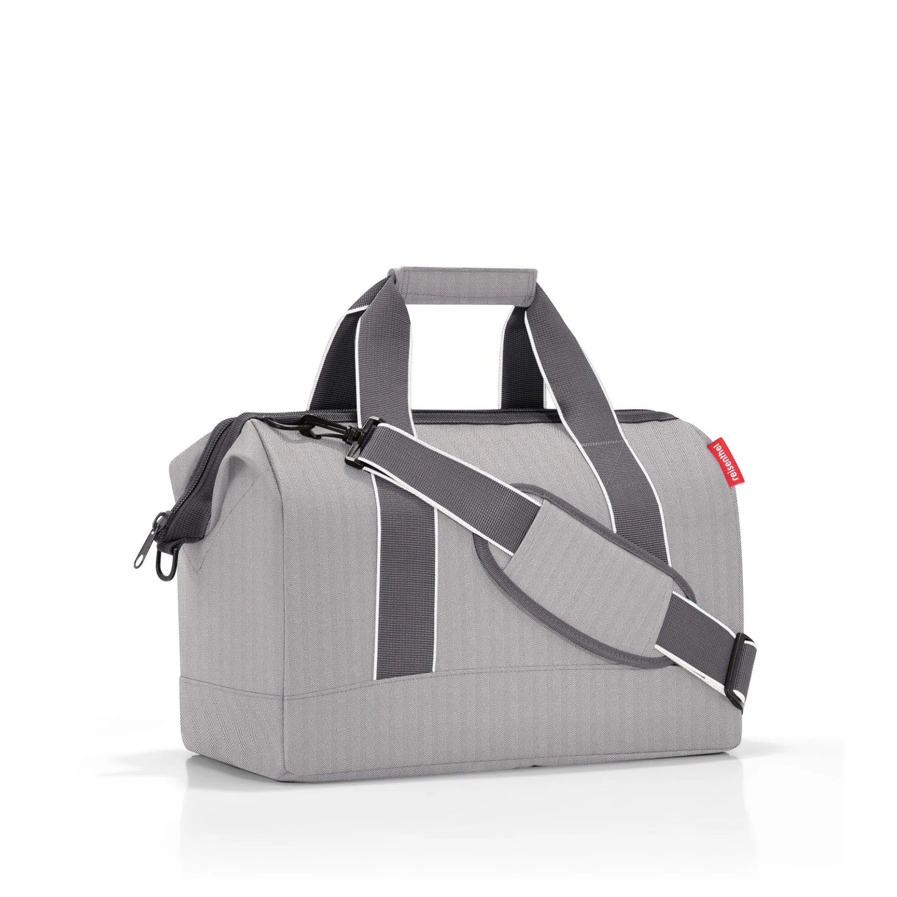 reisenthel travelling allrounder M - Reisetasche 40 cm (herringbone grey)