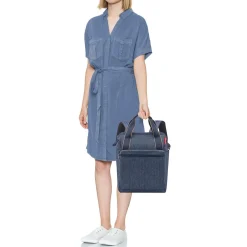 reisenthel travelling allrounder R - Rucksack 40 cm (herringbone dark blue)