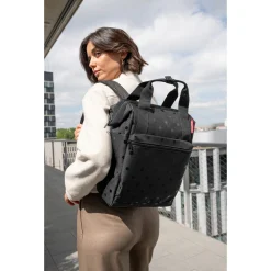 reisenthel travelling allrounder R - Rucksack 40 cm (glossy dots black)