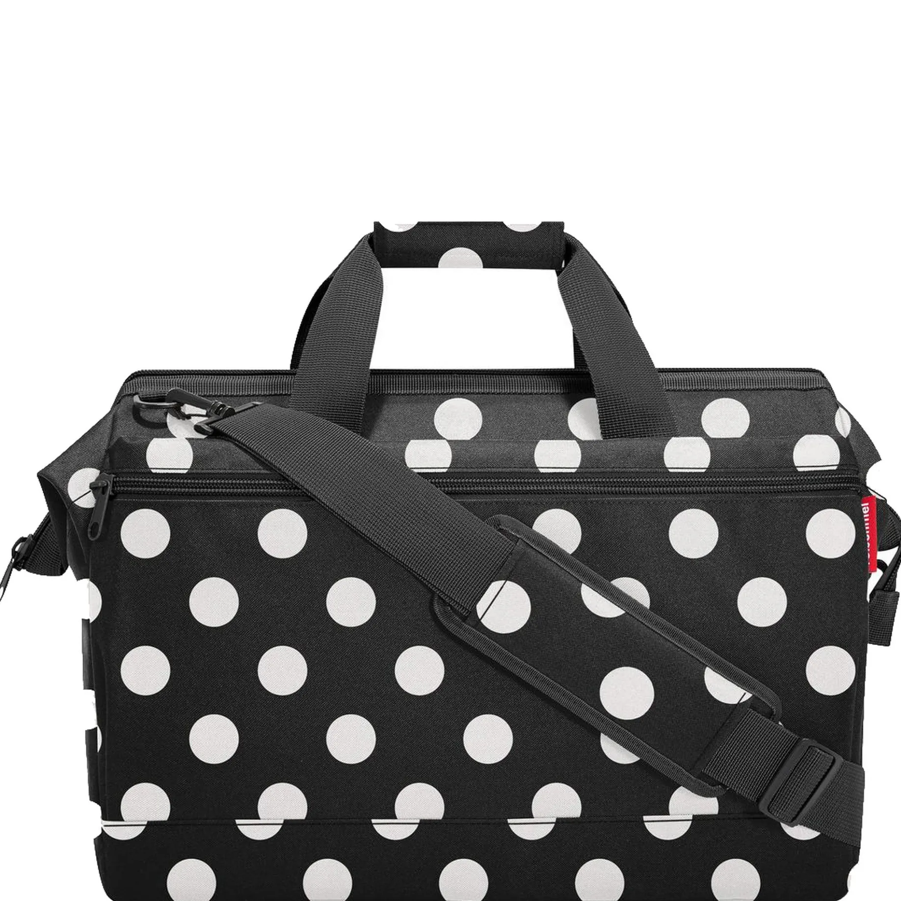 reisenthel travelling allrounder L pocket - Reisetasche 48 cm (dots white)