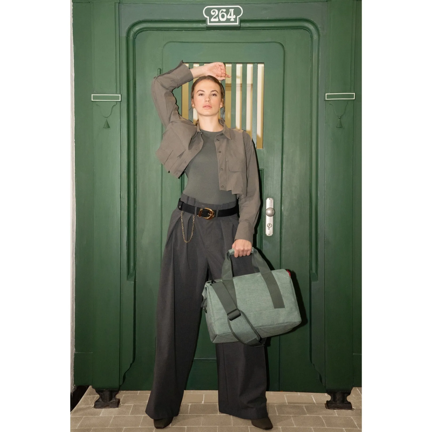 reisenthel travelling allrounder M - Reisetasche 40 cm (twist sage)