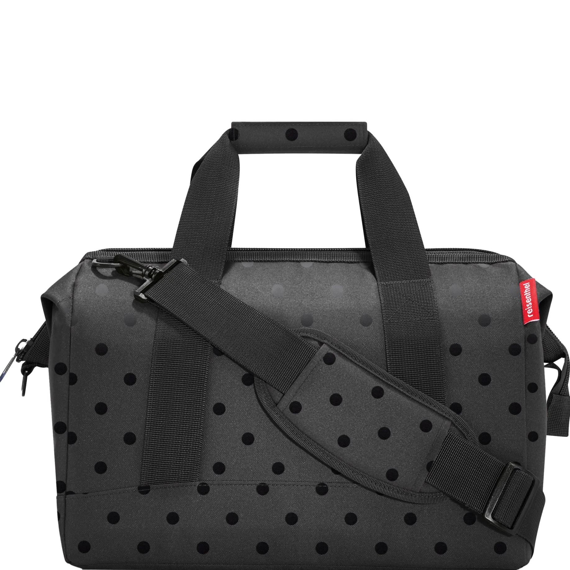 reisenthel travelling allrounder M - Reisetasche 40 cm (glossy dots black)