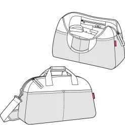 reisenthel travelling overnighter - Reisetasche 60 cm (twist silver)