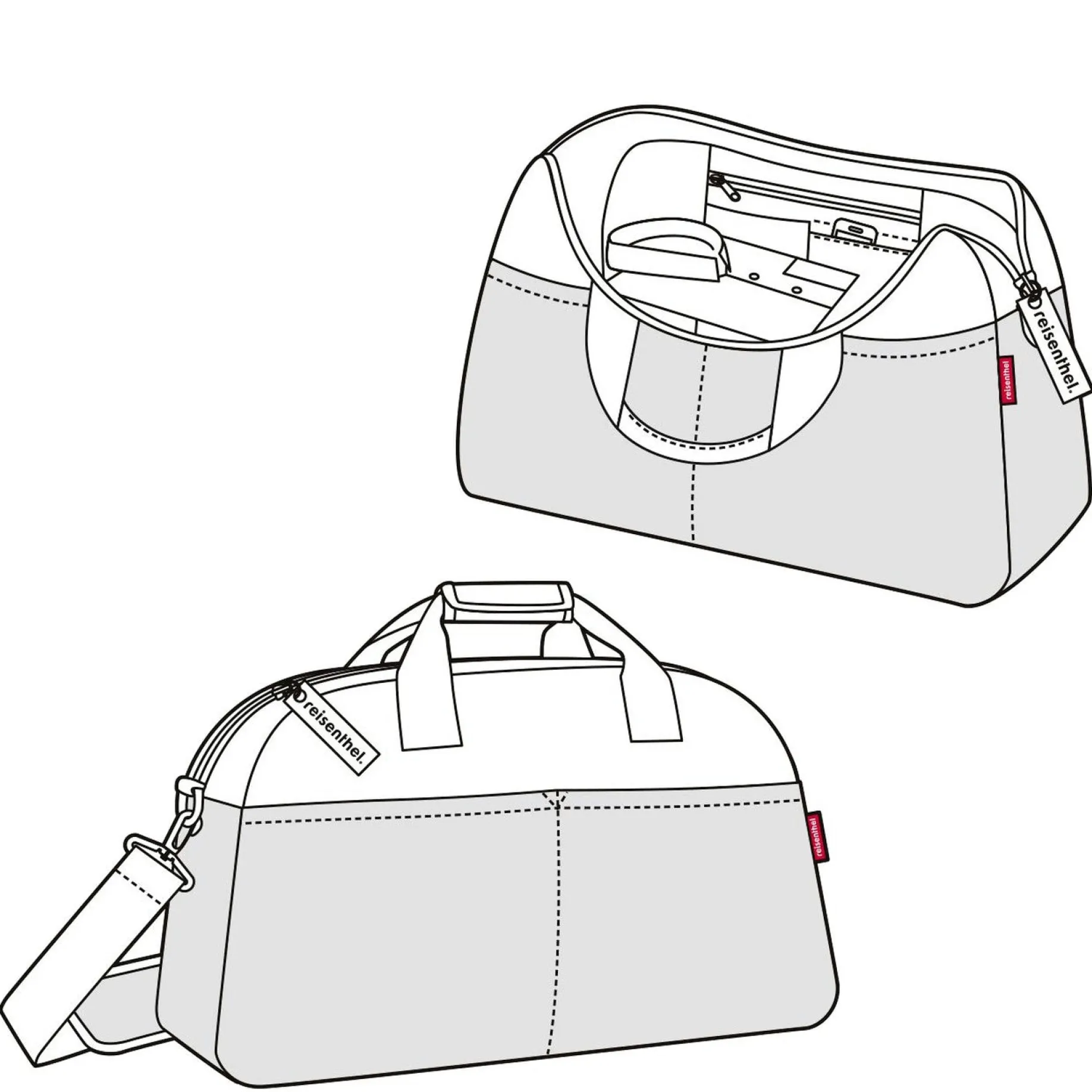 reisenthel travelling overnighter - Reisetasche 60 cm (twist silver)