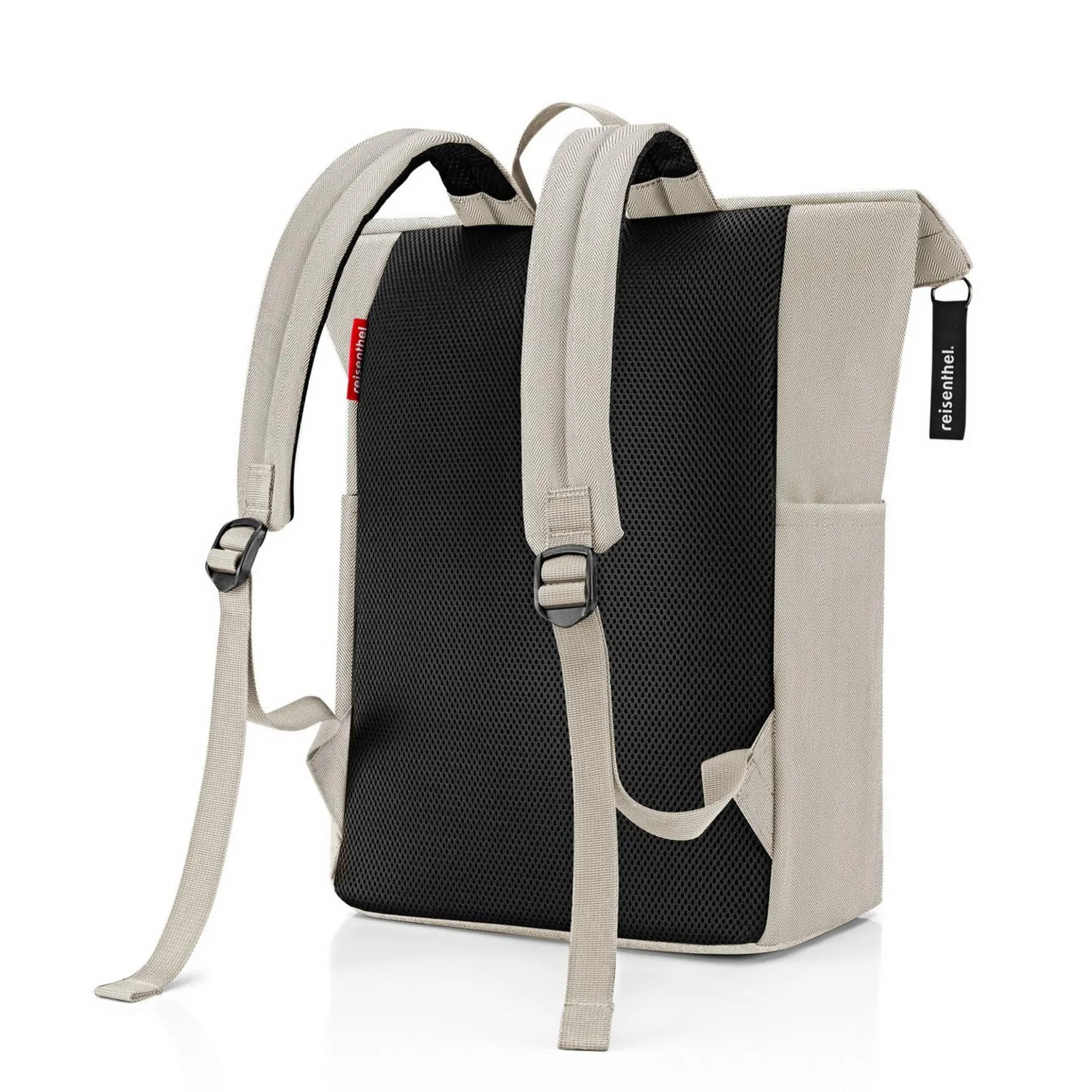 reisenthel travelling rolltop - Rucksack 15.6" 53 cm (herringbone sand)