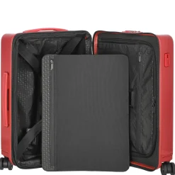 Roadster Hardcase - 4-Rollen-Kabinentrolley S 55 cm (carmine red)