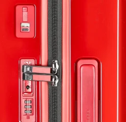 Roadster Hardcase - 4-Rollen-Kabinentrolley 55 cm S (carmine red)