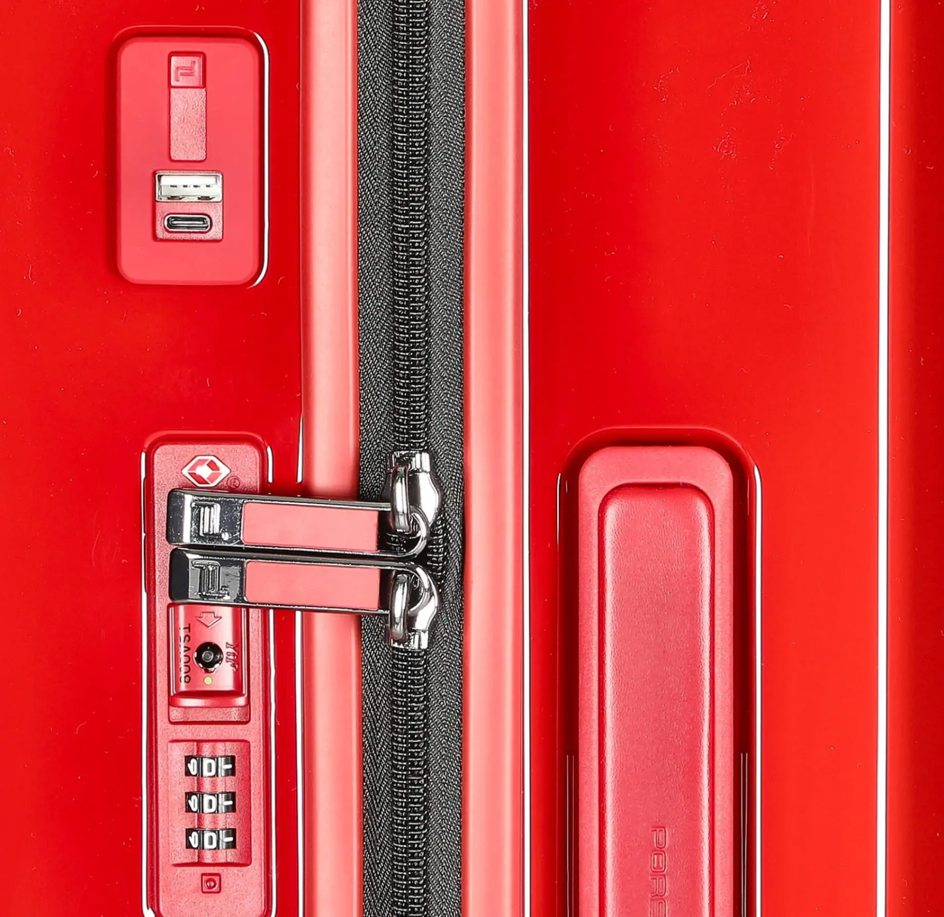 Roadster Hardcase - 4-Rollen-Kabinentrolley 55 cm S (carmine red)