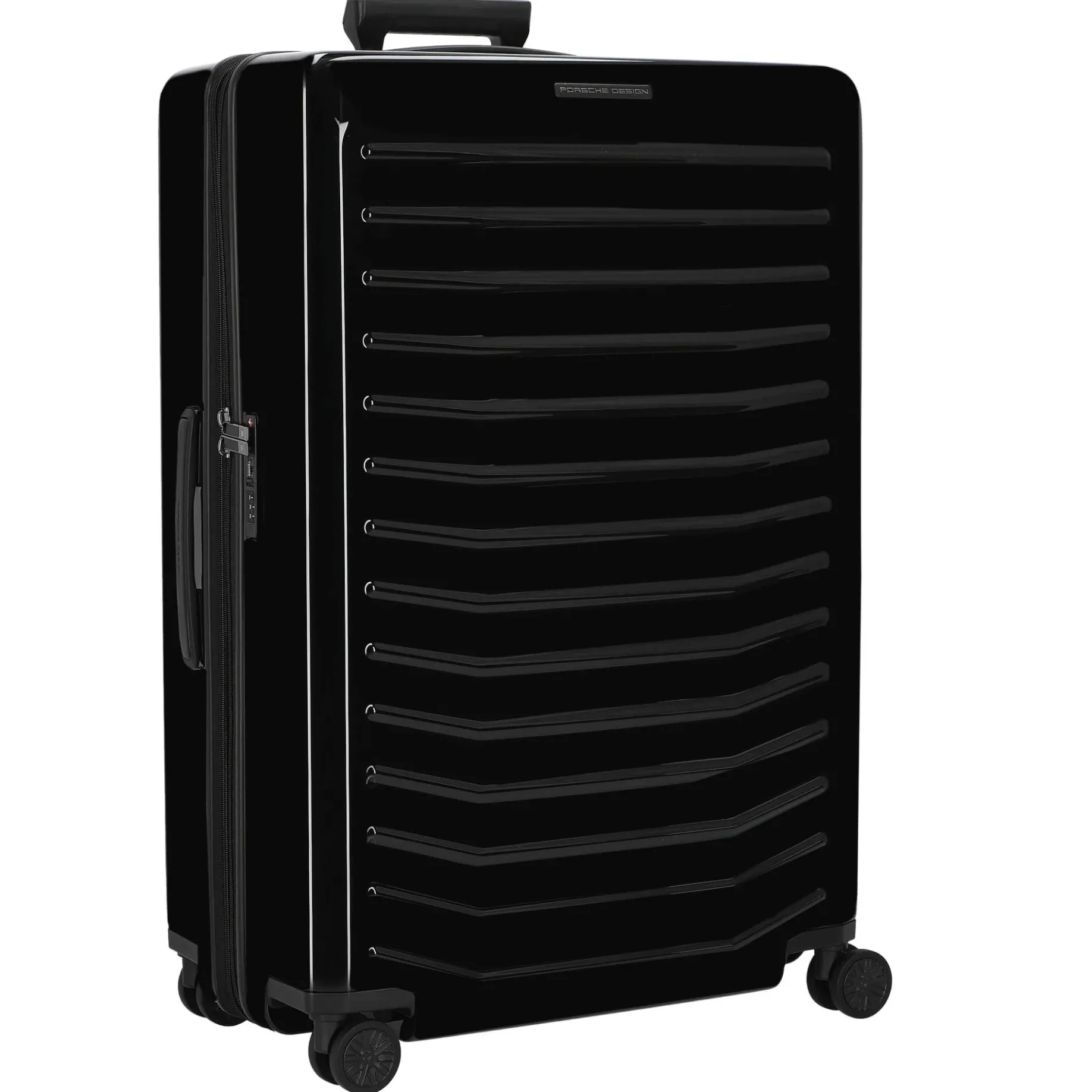 Roadster Hardcase - 4-Rollen-Trolley 82 cm XL erw. (shiny black)
