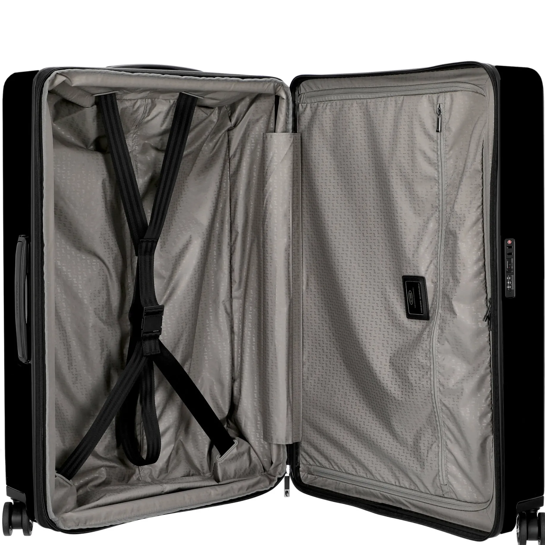 Roadster Hardcase - 4-Rollen-Trolley 82 cm XL erw. (shiny black)