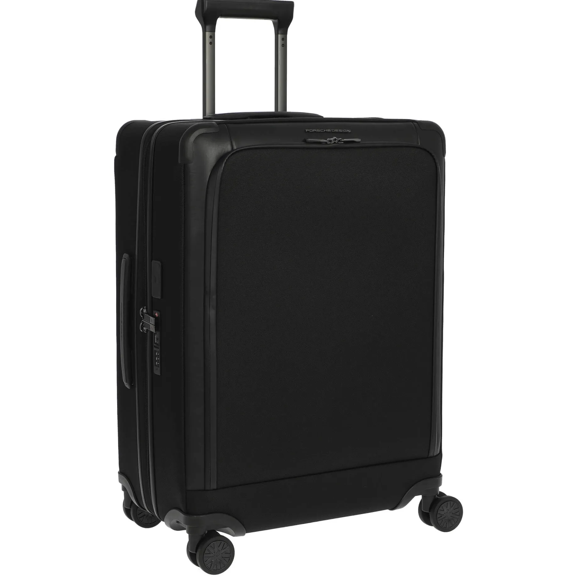 Roadster Nylon - 4-Rollen-Trolley M 68 cm erw. (black)