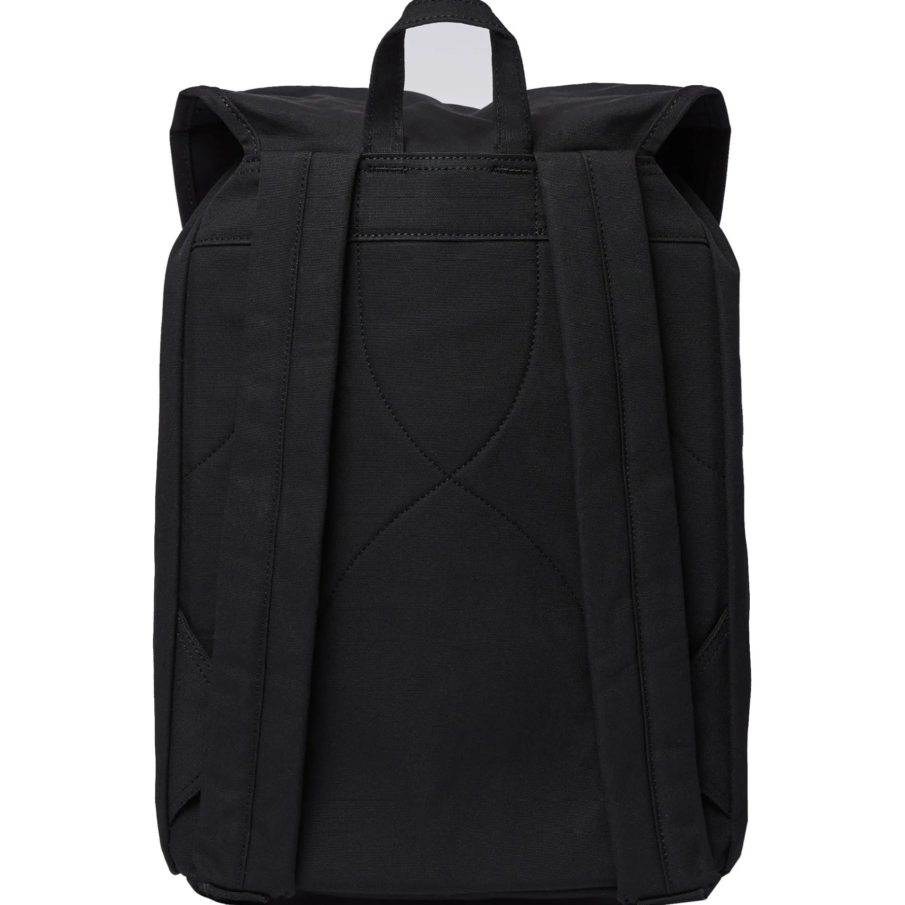 Roald - Rucksack 15" 36 cm (black with black leather)