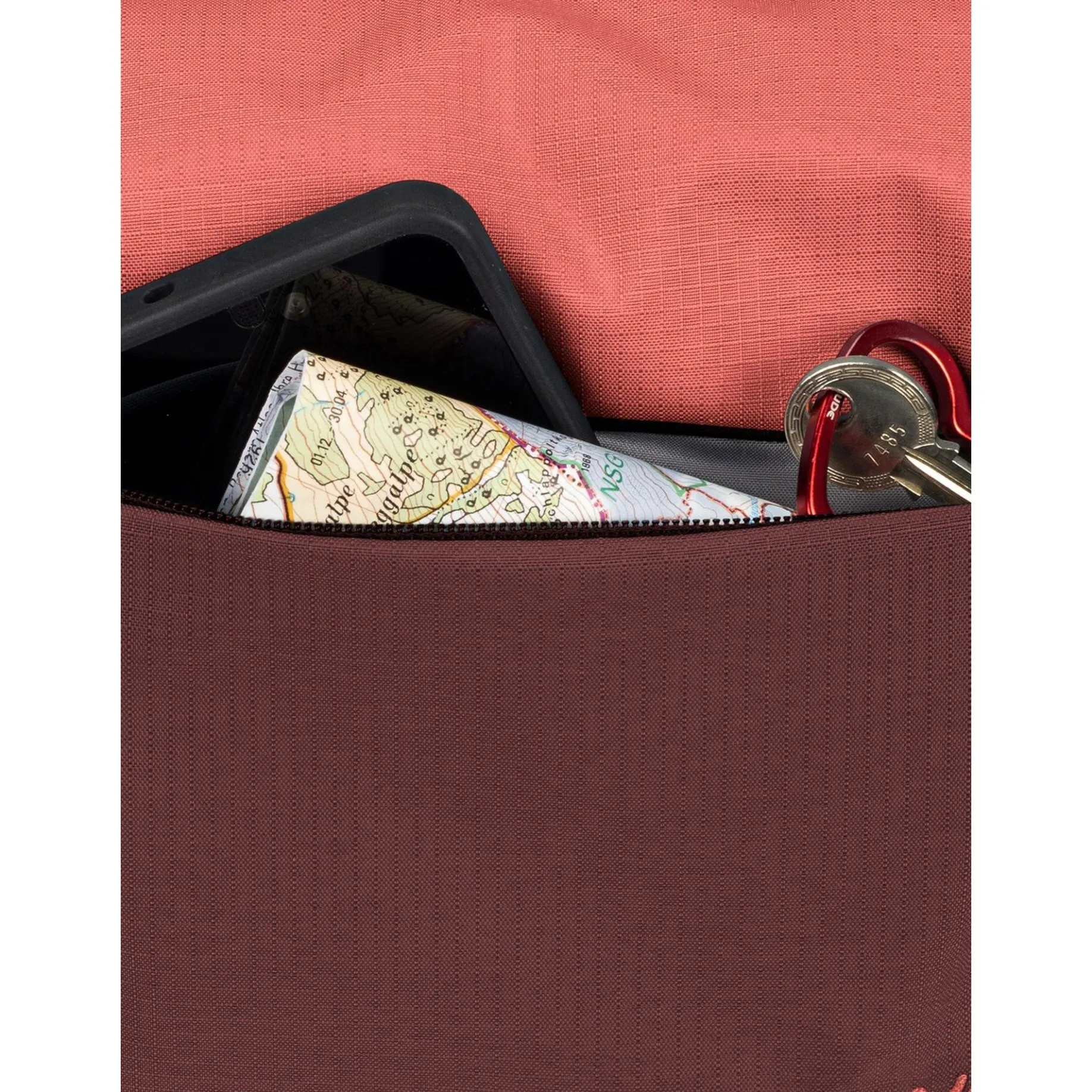 Rom III - Umhängetasche S 24 cm (dark cherry)
