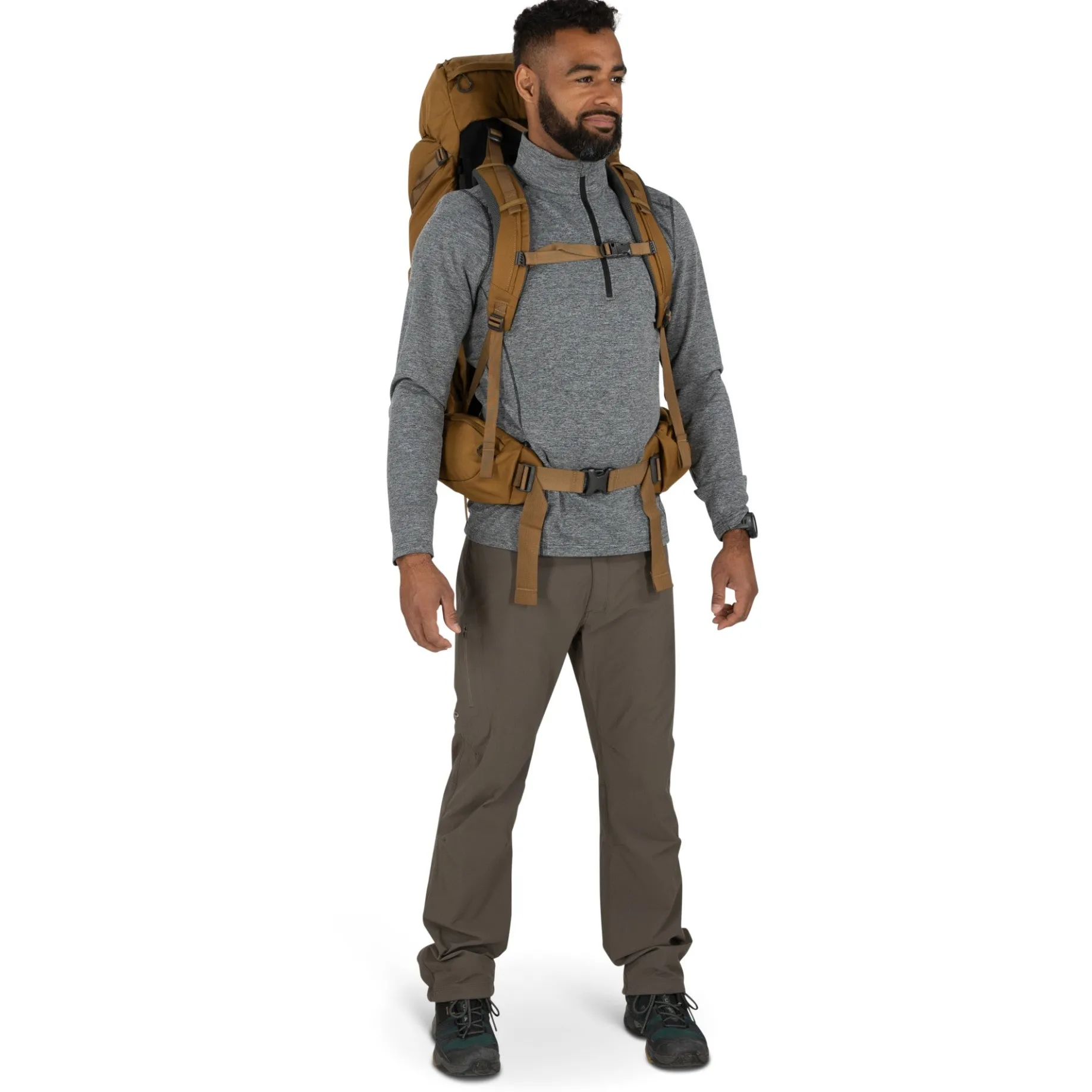 Rook 50 - Trekkingrucksack 75 cm (histosol brown/rhino grey)