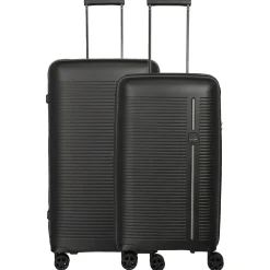 Roomer Trunk - 4-Rollen-Trolley Set L/M 2tlg. (black)