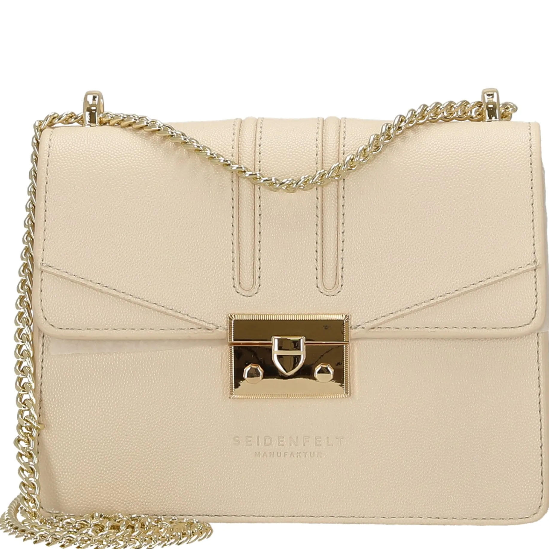 Roros - Schultertasche 21 cm (beige gold)