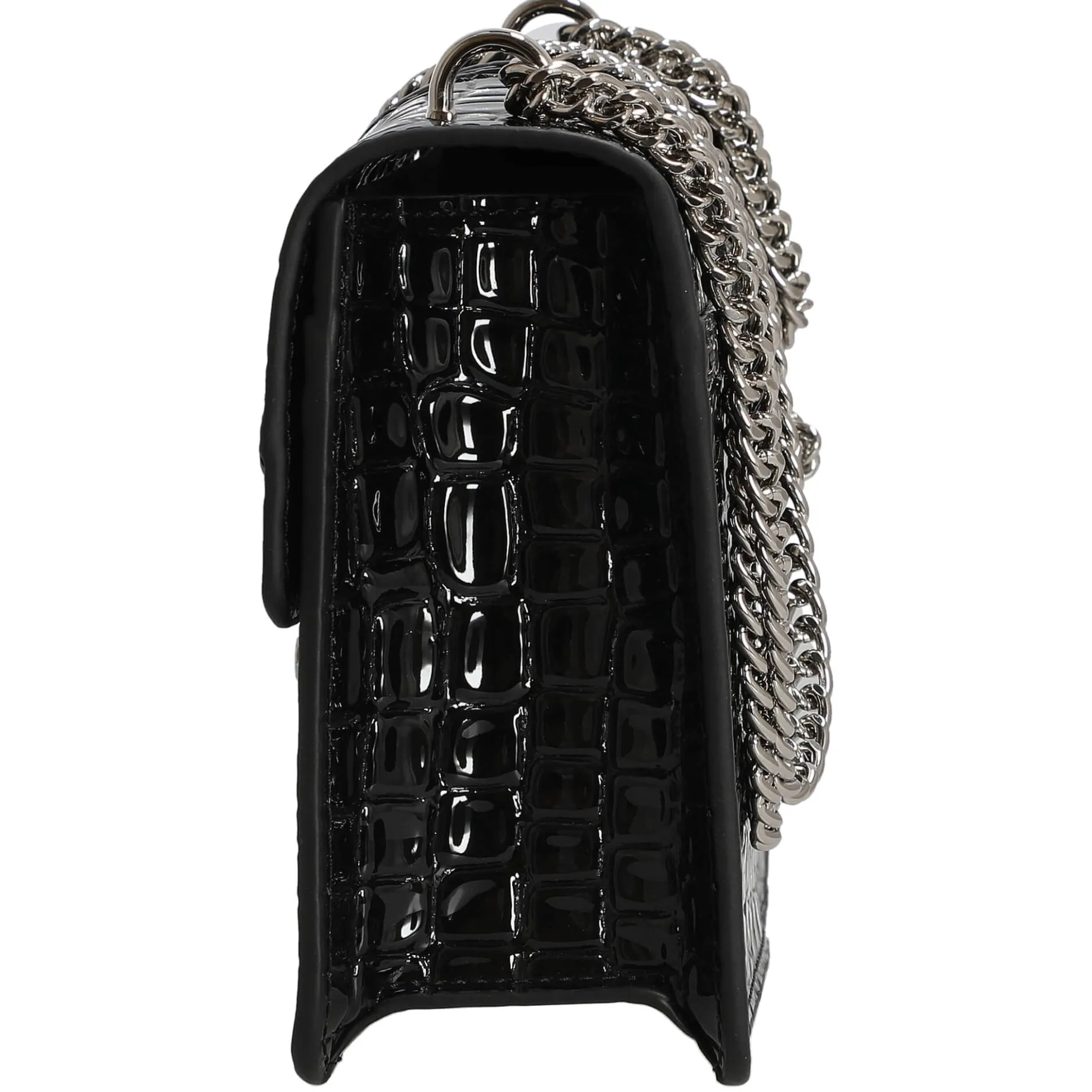 Roros - Schultertasche 21 cm (croco print black)