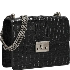 Roros - Schultertasche 21 cm (croco print black)