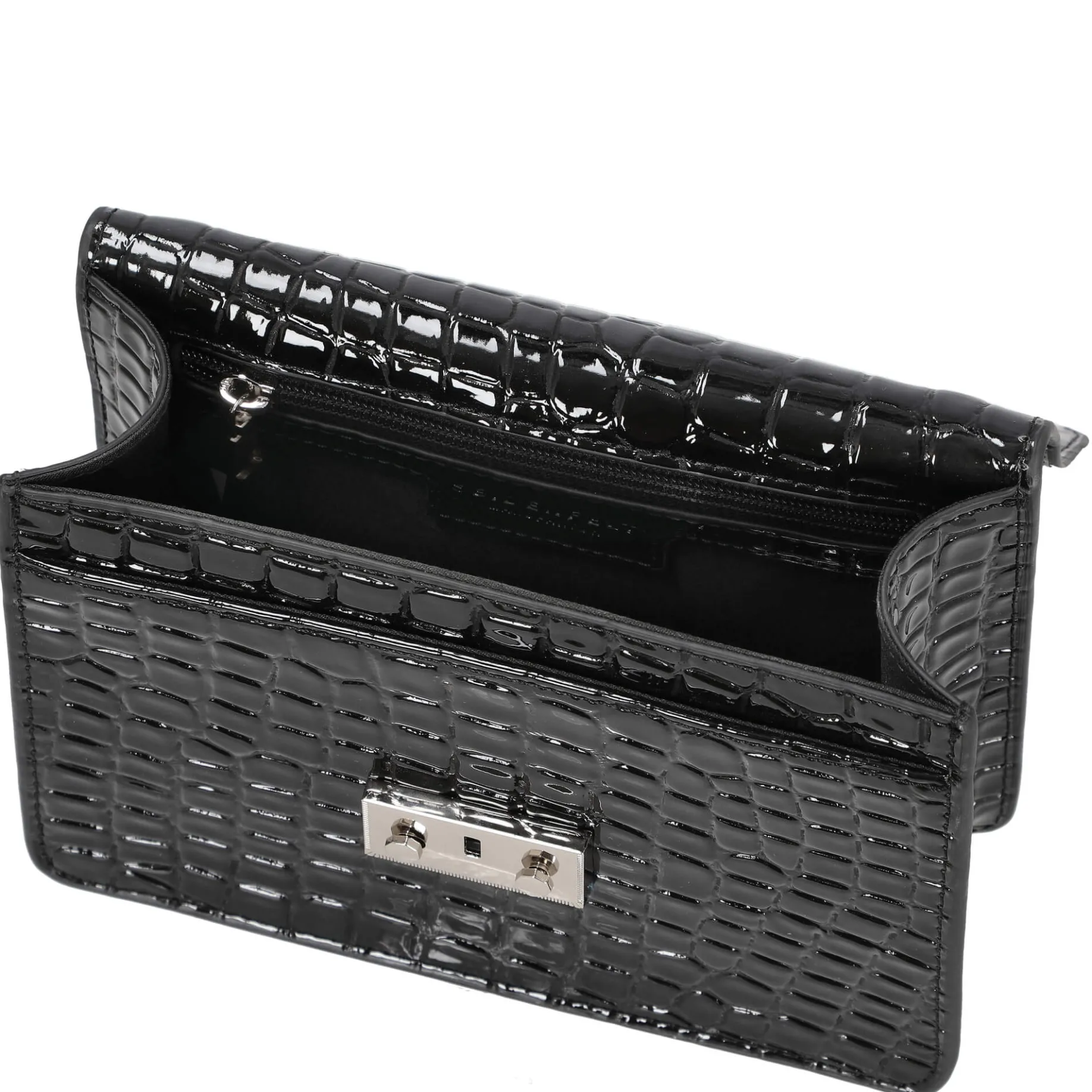 Roros - Schultertasche 21 cm (croco print black)