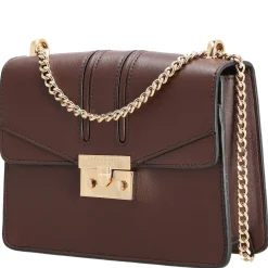 Roros - Schultertasche 21 cm (oxblood/gold)