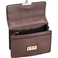 Roros - Schultertasche 21 cm (oxblood/gold)