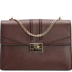 Roros Big - Schultertasche 28 cm (oxblood/gold)