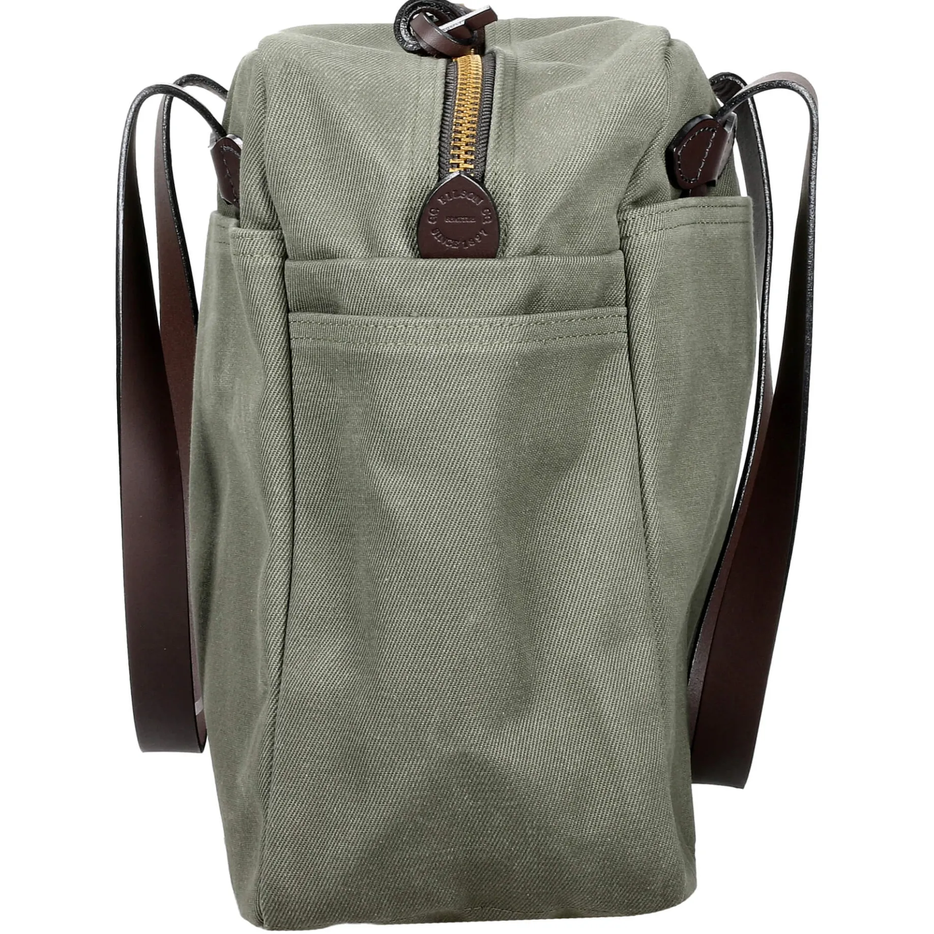 Rugged Twill - Schultertasche 38 cm (otter green)
