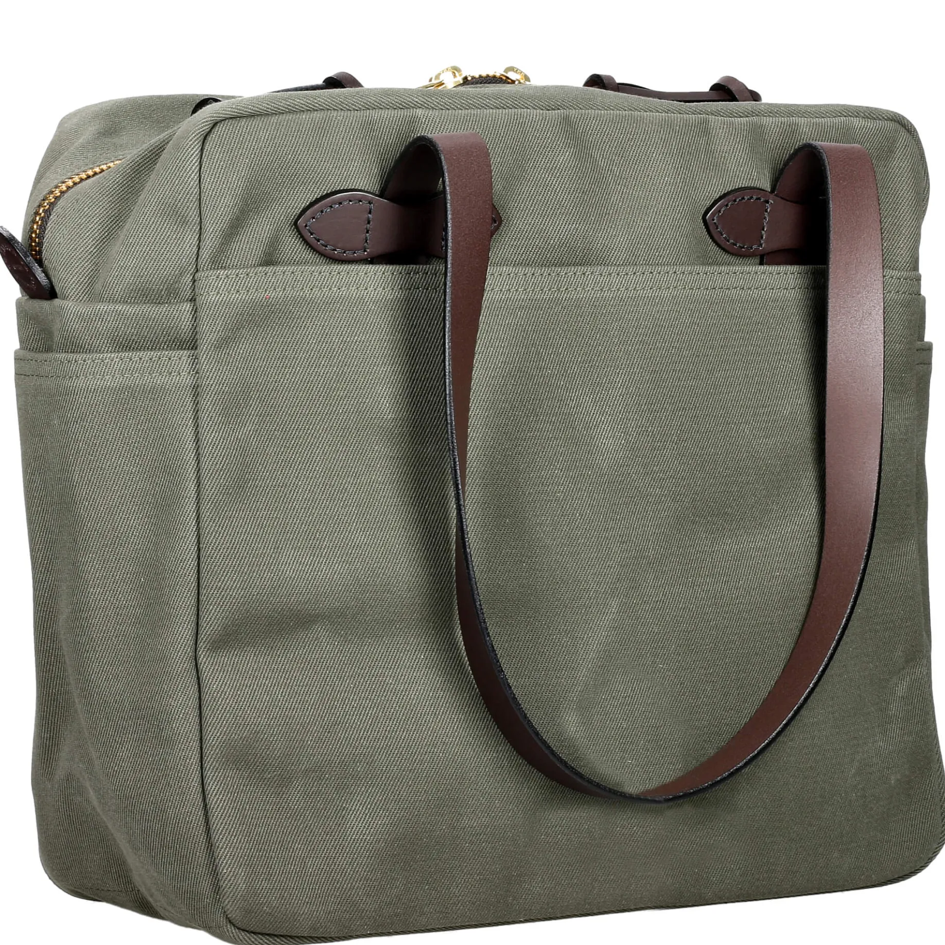 Rugged Twill - Schultertasche 38 cm (otter green)