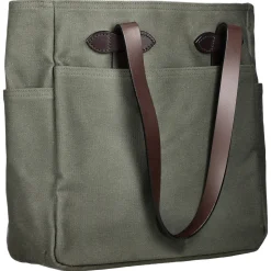 Rugged Twill - Schultertasche 35.6 cm (otter green)