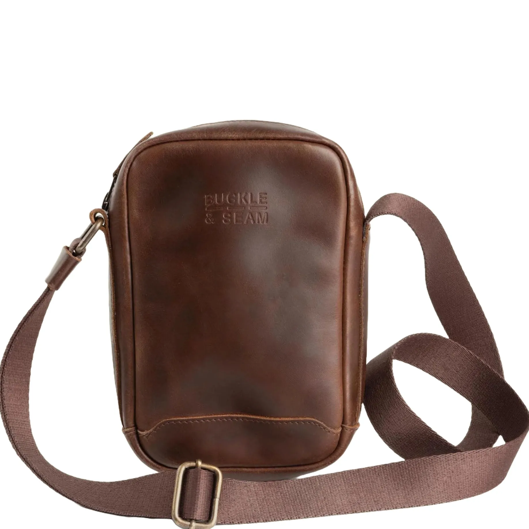 Runner - Umhängetasche 15 cm (brown-dots)