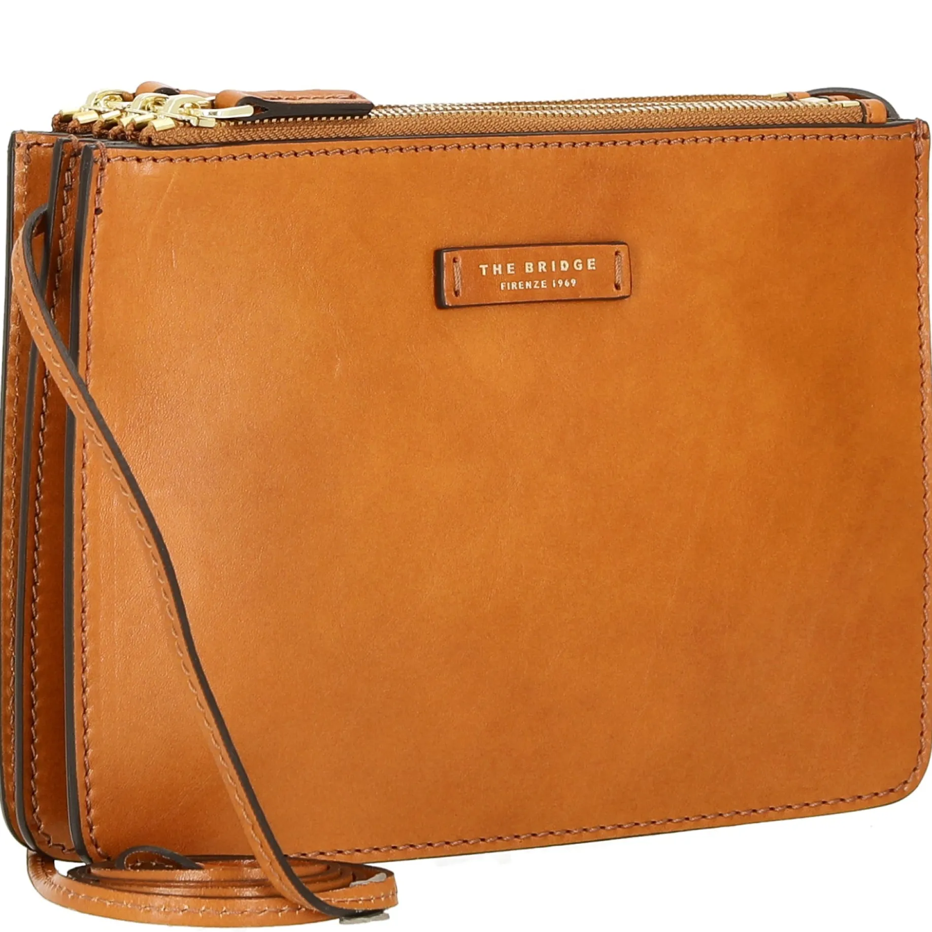 Rustica - Umhängetasche 24 cm (cognac)