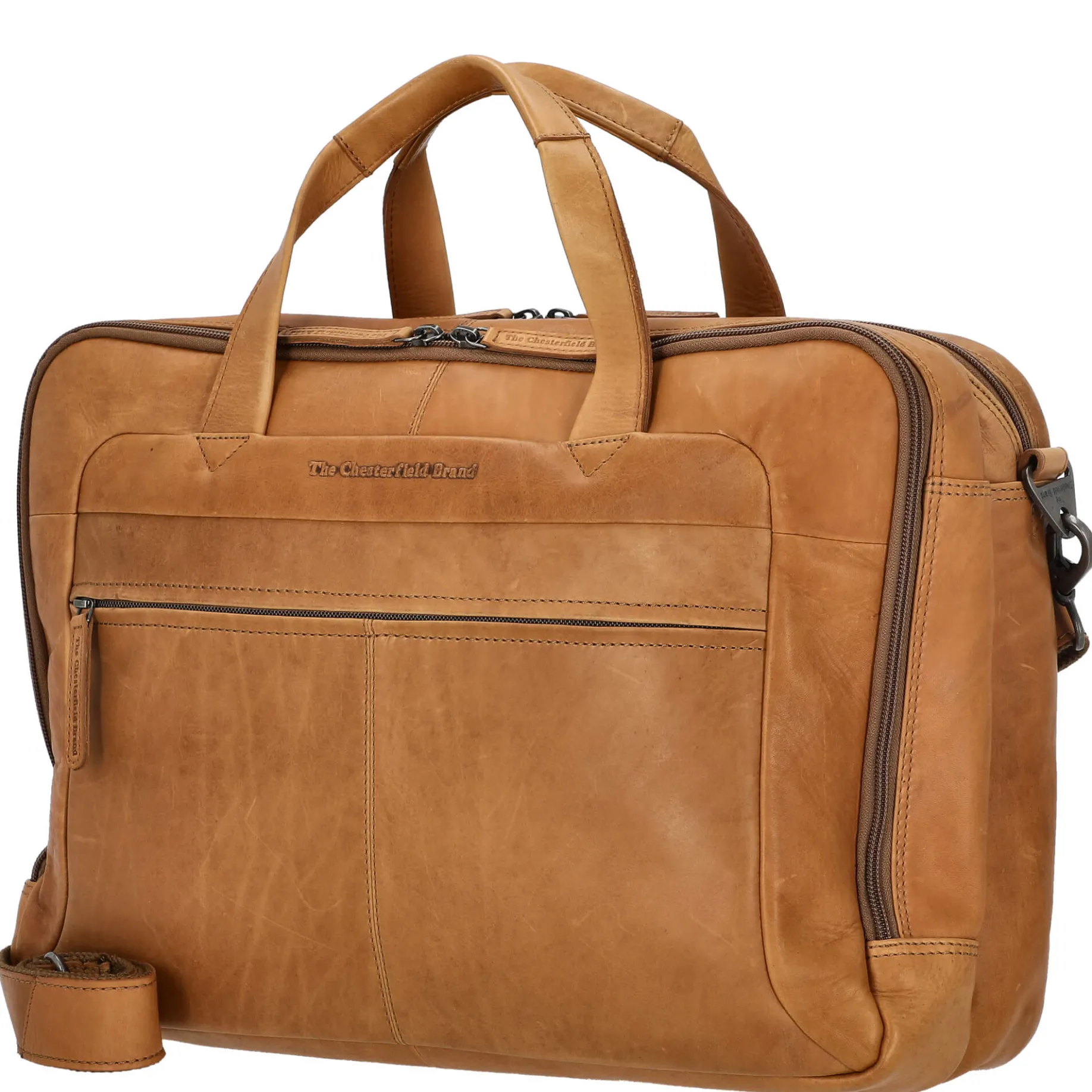 Ryan - Aktentasche 17" L Leder 42 cm (cognac)