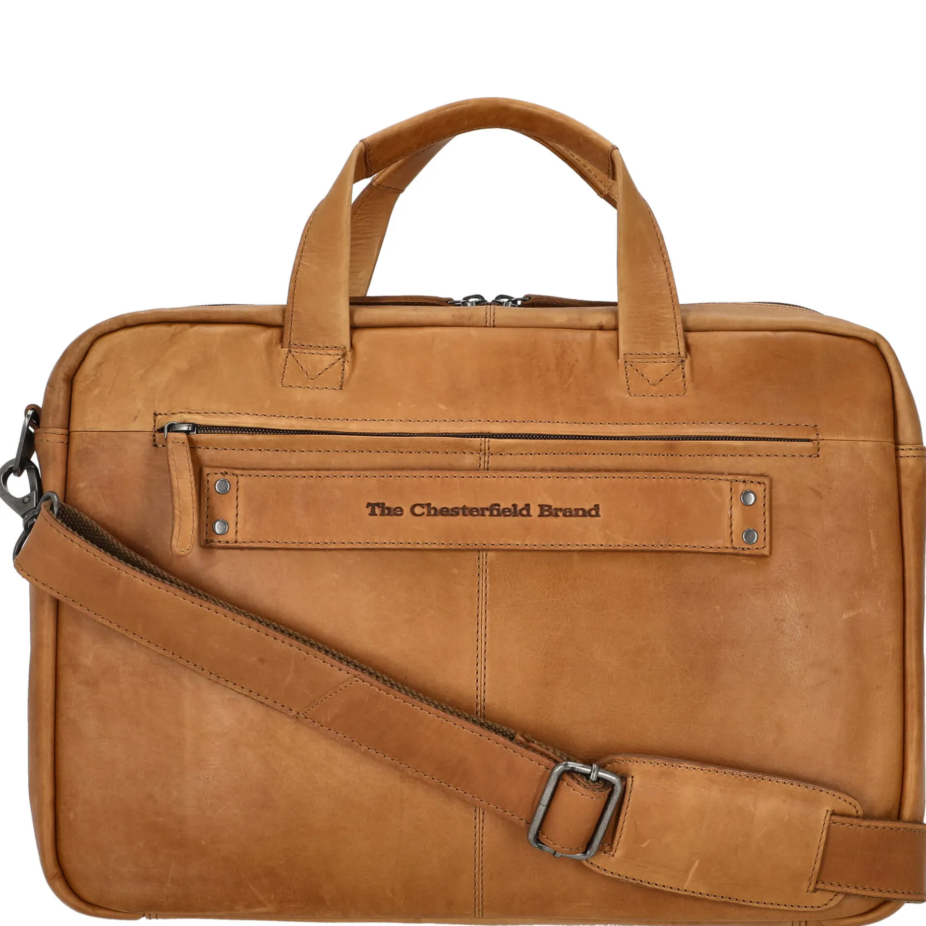 Ryan - Aktentasche 17" L Leder 42 cm (cognac)