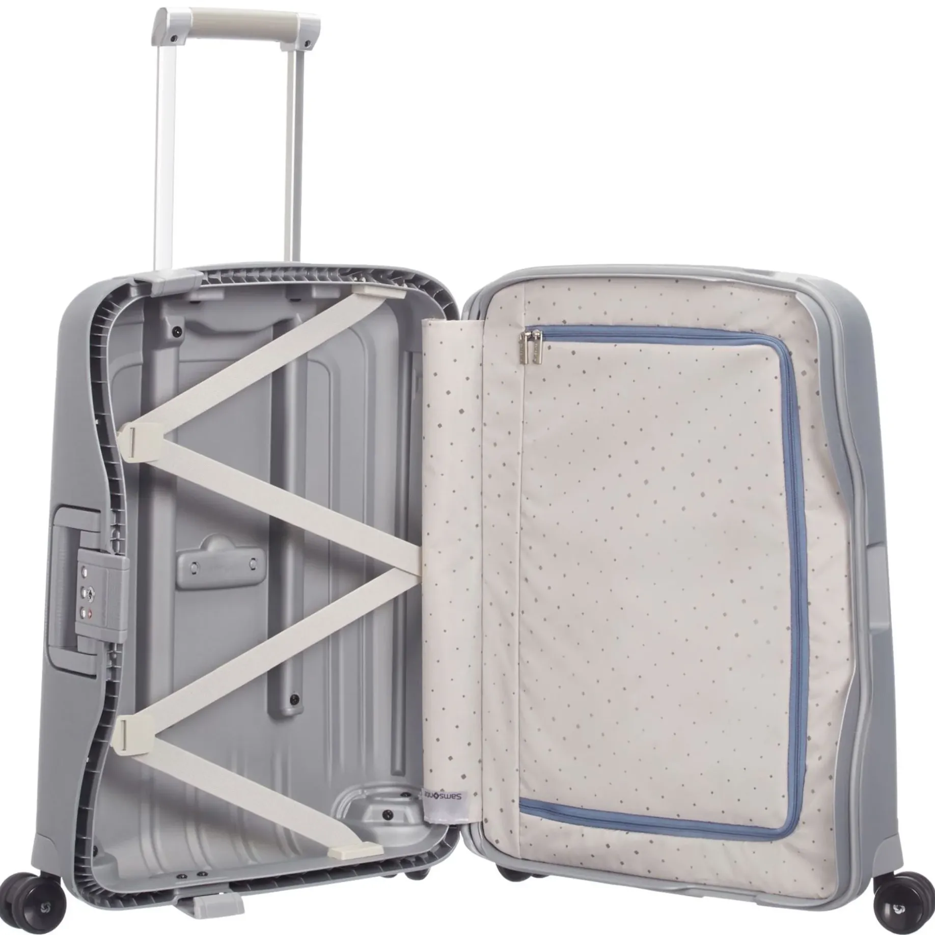 S Cure Spinner - 4-Rollen-Kabinentrolley S 55 cm (silver)