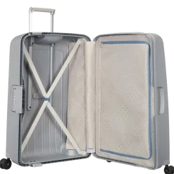 S Cure Spinner - 4-Rollen-Trolley XL 81 cm (silver)
