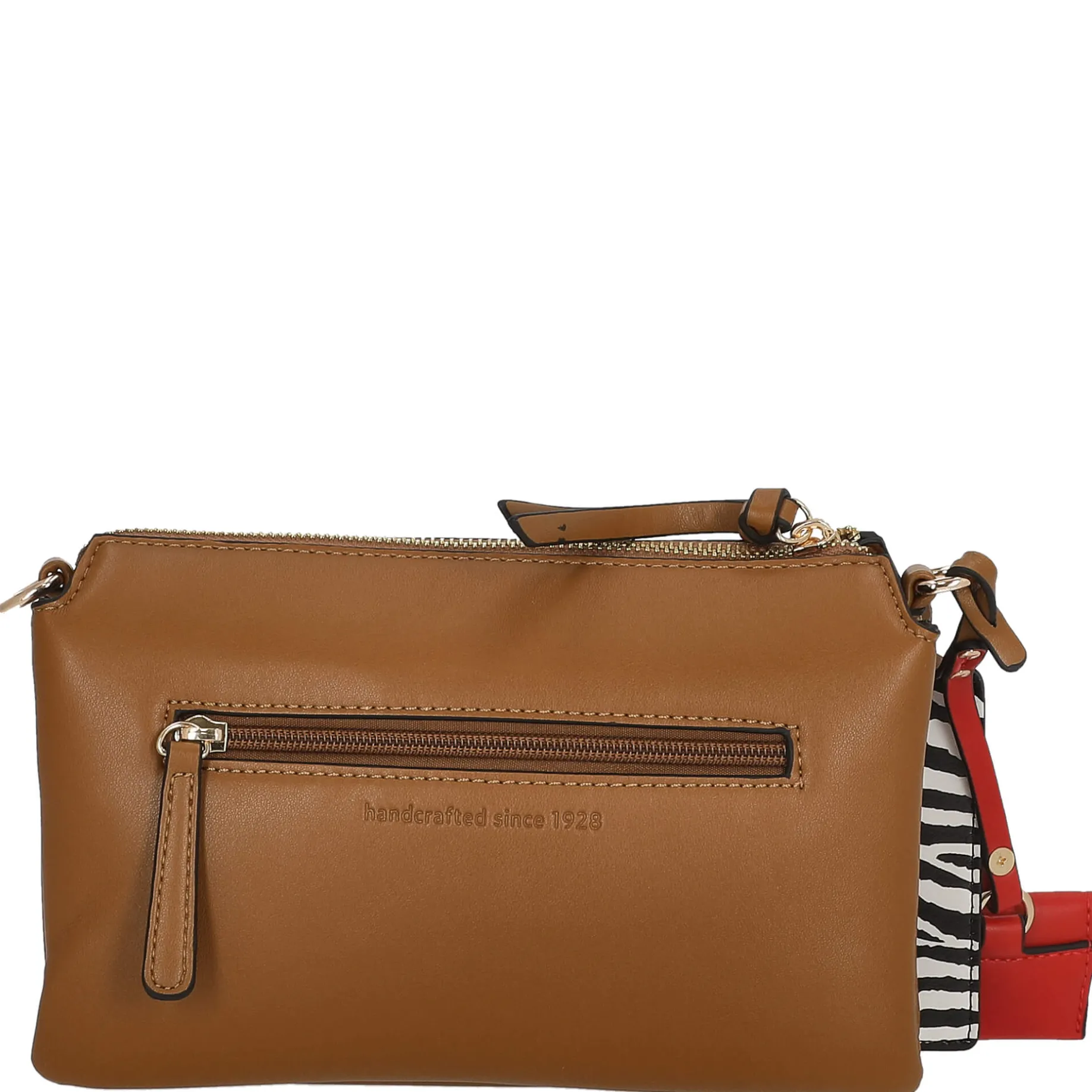 Safari - Schultertasche 23 cm (cognac)