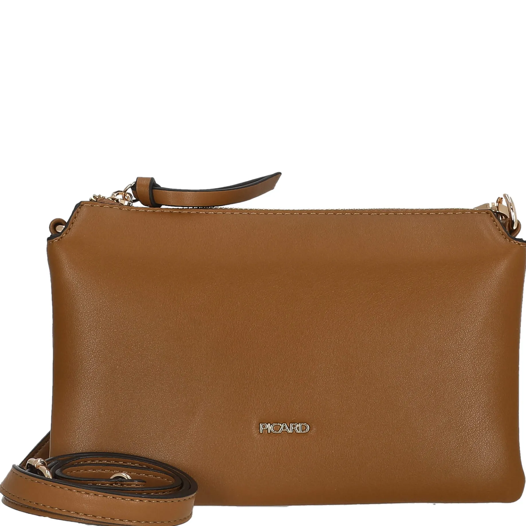 Safari - Schultertasche 23 cm (cognac)