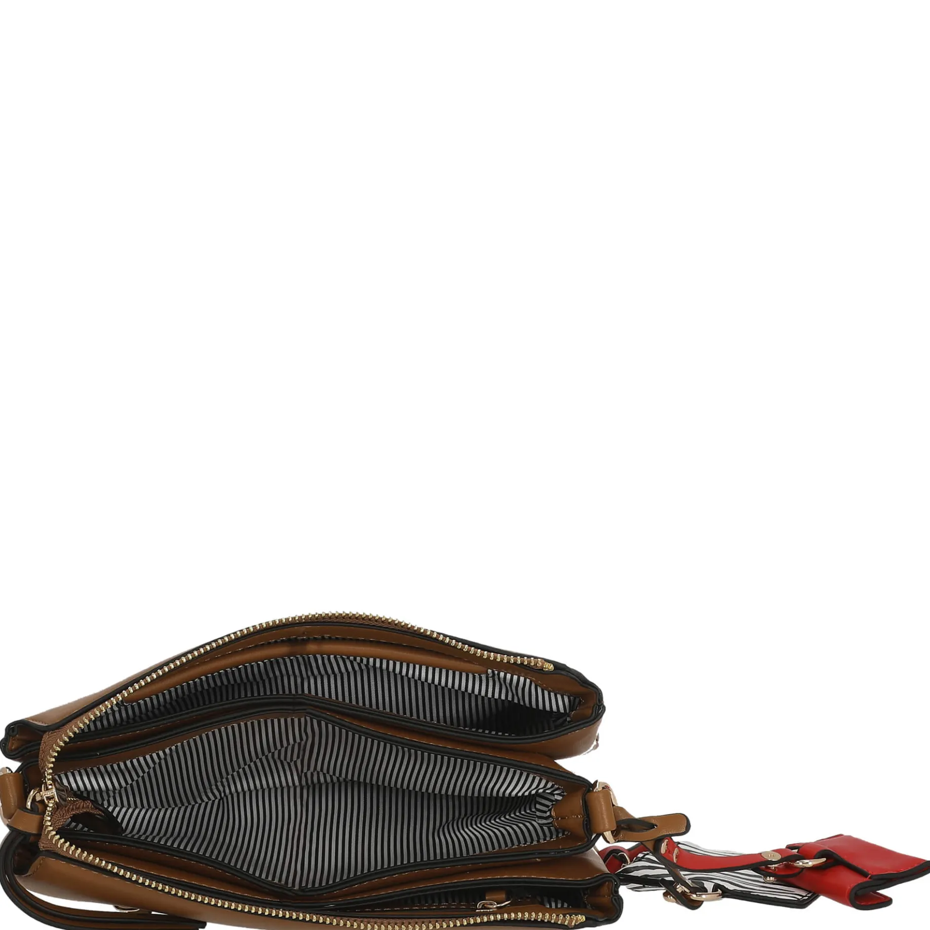 Safari - Schultertasche 23 cm (cognac)