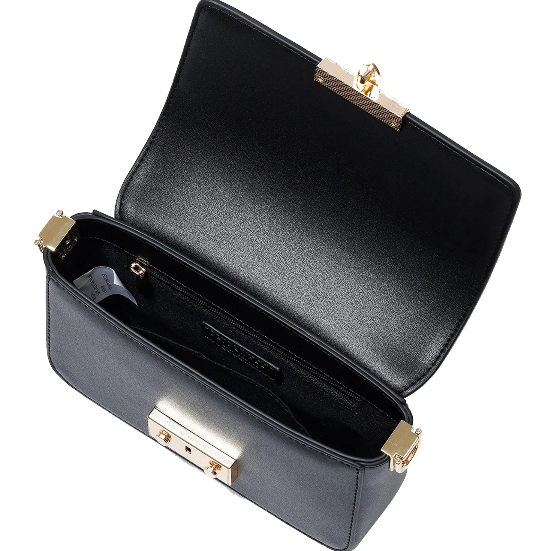 Sandby Boxy - Umhängetasche 18.5 cm (black/gold)