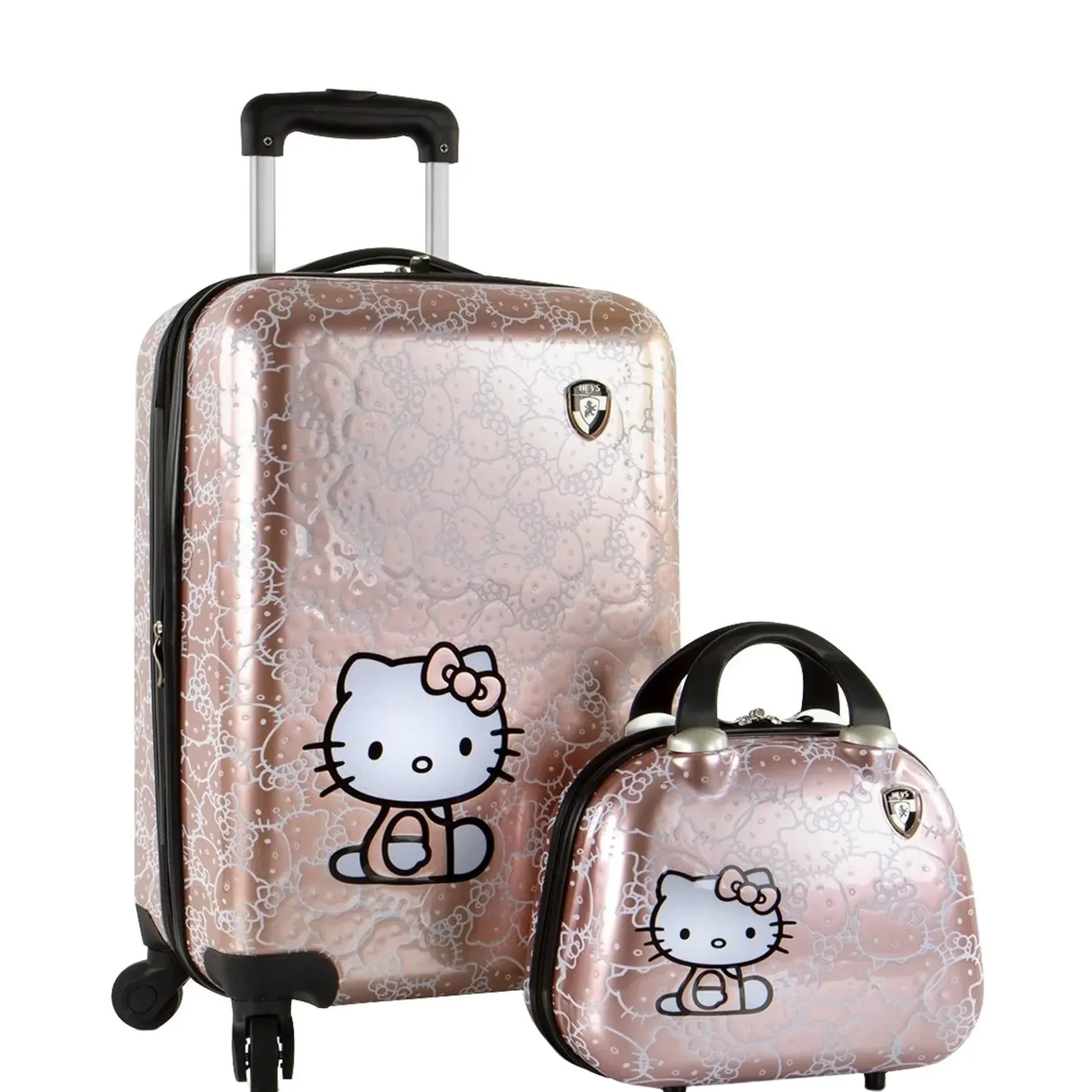 Sanrio Hello Kitty - 4-Rollen-Kindertrolley Beautycase 2tlg. 53 cm erw. (Hello Kitty)