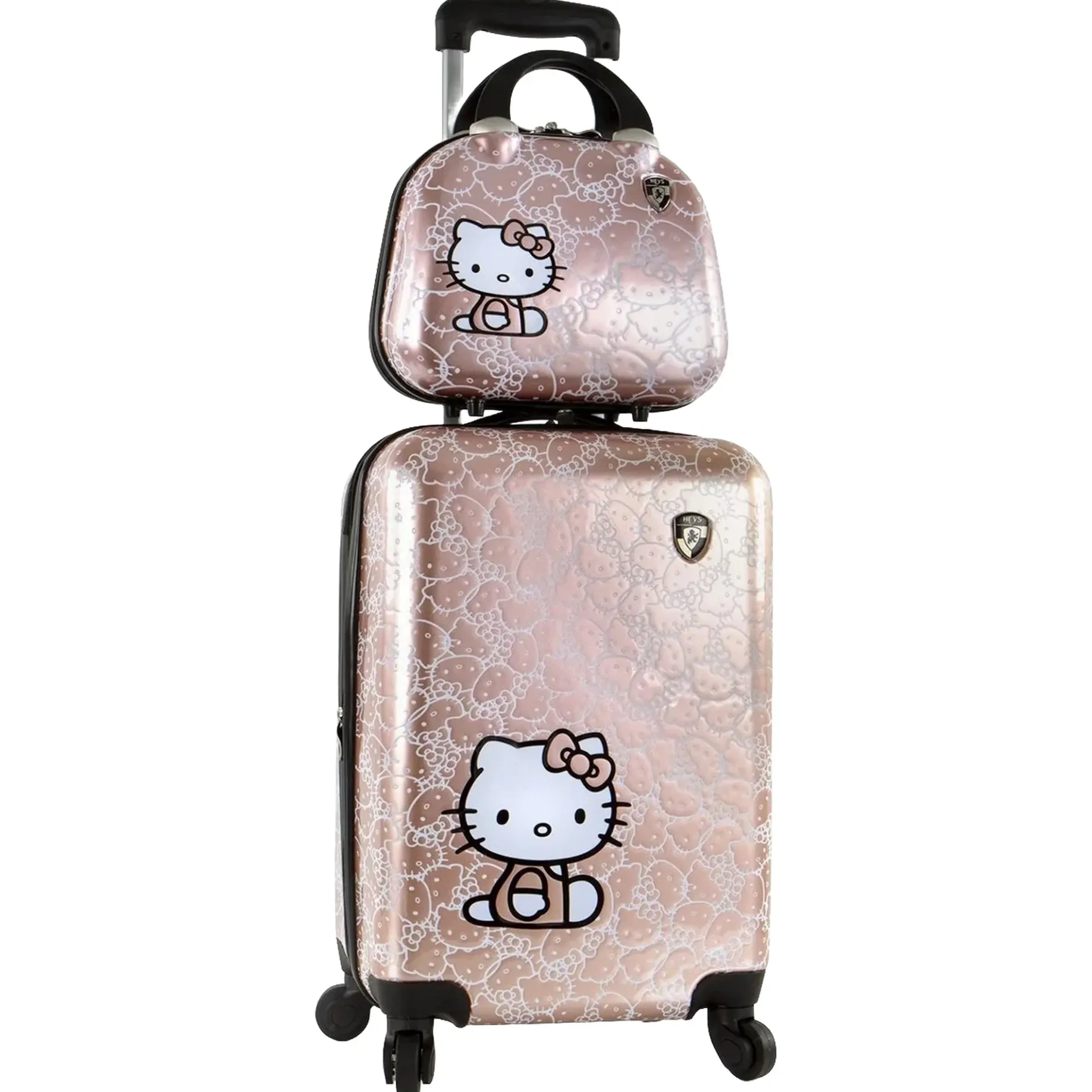 Sanrio Hello Kitty - 4-Rollen-Kindertrolley Beautycase 2tlg. 53 cm erw. (Hello Kitty)