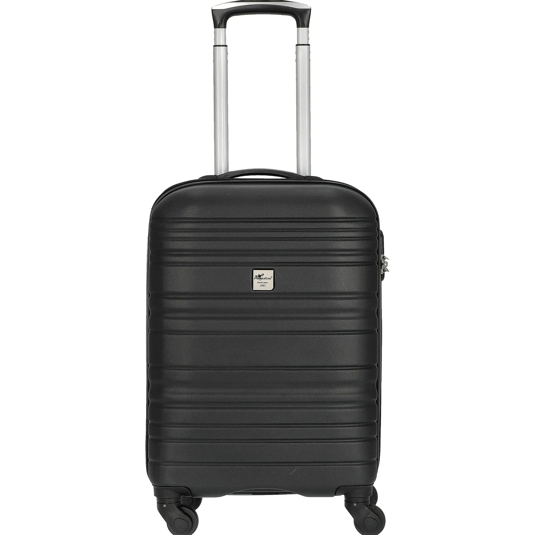 Santiago - 4-Rollen-Kabinentrolley 55 cm (schwarz)