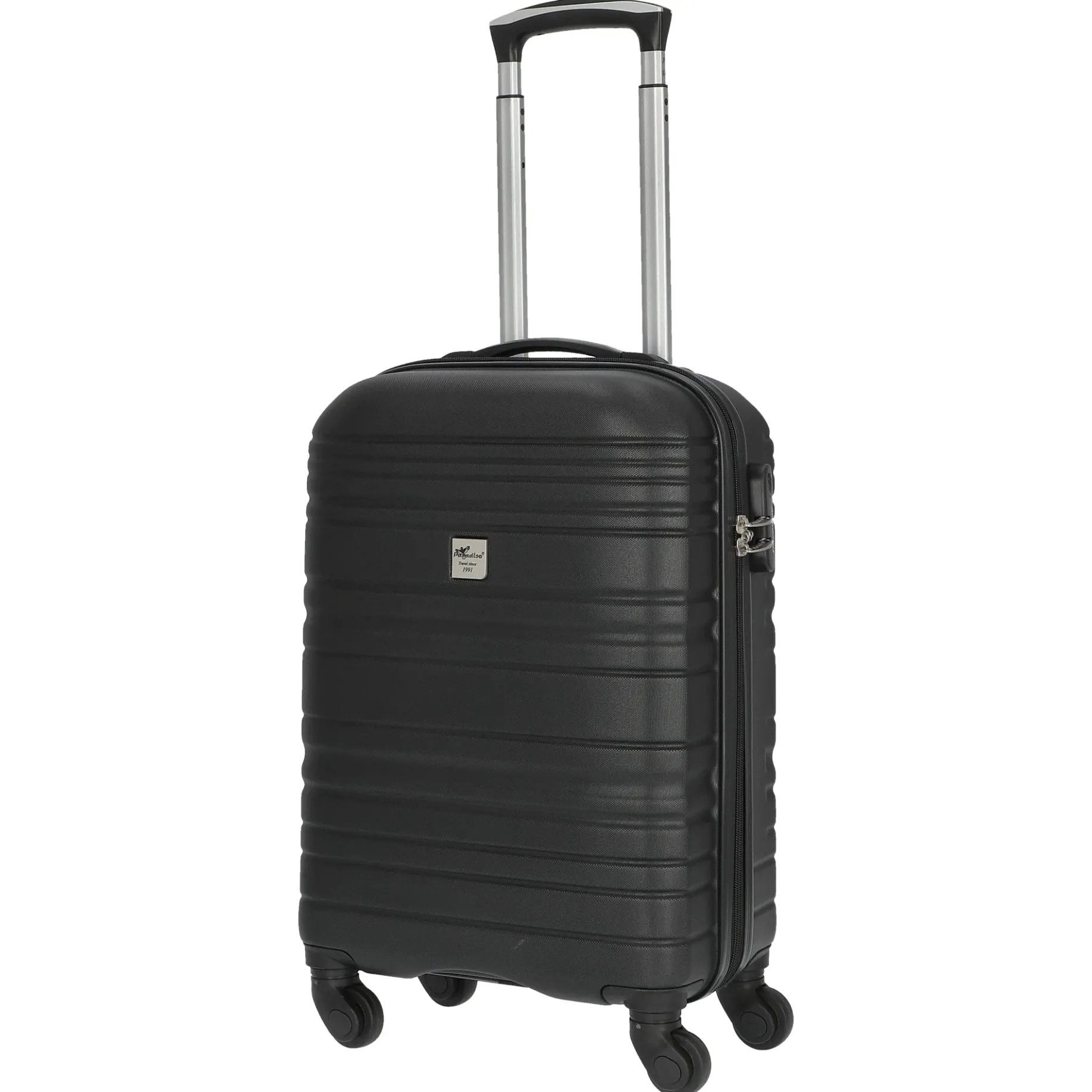 Santiago - 4-Rollen-Kabinentrolley 55 cm (schwarz)
