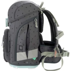 School Set Boxy Unique - Schulranzen Set 7tlg. (Speckles Anthracite)