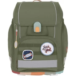 School Set Boxy Unique - Schulranzen Set 7tlg. (Olive)